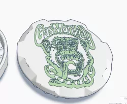 GRINDER GRINDER GRINDER GRINDER GRINDER GRINDER WEED GASMONKEY 65MM EASY PRINT