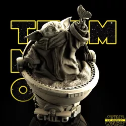 Grogu Bust - Star Wars 3D Models - Tested and Ready for 3D printing