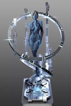 Halo Cortana 3D print model