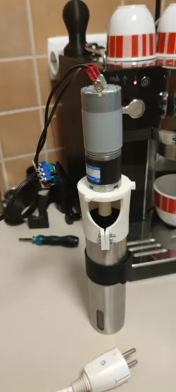 Hand cranked coffee grinder electric conversion