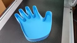 Hand - form for kinetic sand