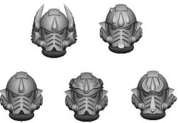 Helmet Designs - Angels of Blood Space Vampires