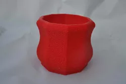 hexagon 10 sided pot