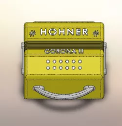 HOHNER CORONA 3 ACCORDION KEY CHAIN