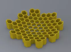 Honeycomb key bowl