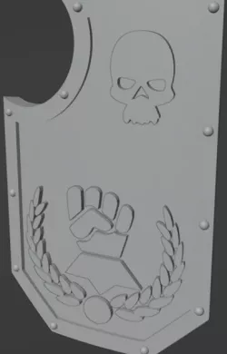 Imperial Fist Shield #3