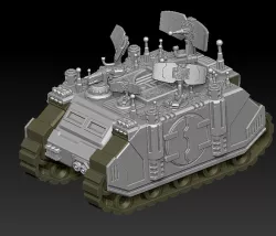 Interceptor radar tank 28mm size game
