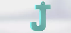 J keychain
