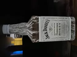Jack Daniel's fire and water bottle lithophanie