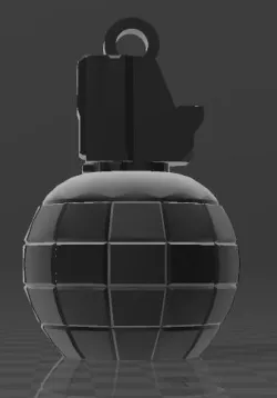 Keychain grenade frag halo