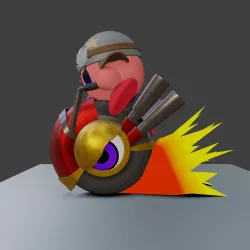 Kirby and Wheelie - Kirby bike