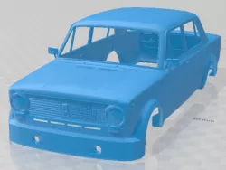 Lada 2101 Race Printable Body Car