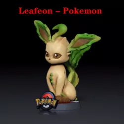 Leafeon -Pokémon -3D Printable Figure