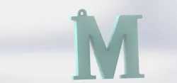M keychain