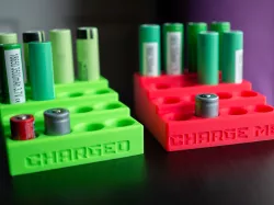 Max's 18650 / 18350 / CR123A Battery Tray