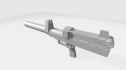 MHW01-1-GM assault hand gun silcener I 3D print file