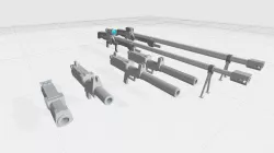 -MHW01-GM Spec OPS gun set 01 3D print files