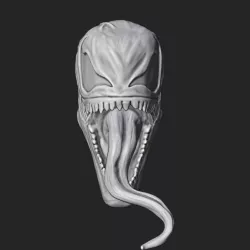 Monster Venom head replica (Marvel Legends compatible)