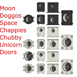 Moon Doggos Chubby Unicorn Doors - Lunar Wolves Deimos Rhino Doors