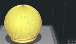 Moon Lamp - Big Hole Edition by MTang, Download free STL model