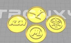 Motorcycle hanger logo