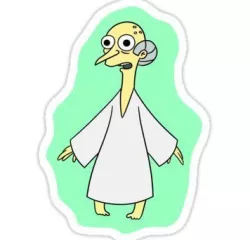 Mr Burns Alien KeyChain