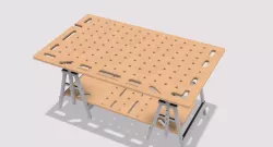 Multi Function Workbench made by CNC