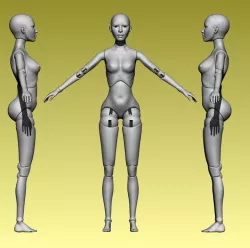 NEW Bjd doll 3D printer file format 3D print model