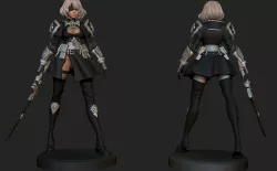 Nier space nun 3d print model