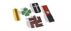 Pack Tokio Revengers jewerly anime 5 Models (Optimized for 3d printing)
