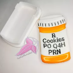 Pill bottle cookie cutter