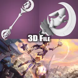 Porcelain Lux Prestige League of Legends STL file