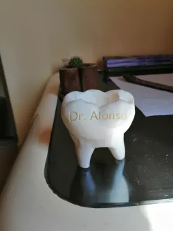 Pot Flower Tooth Gift for Dentist