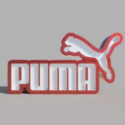 PUMA LOGO LED LAMP