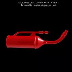 RACE FUEL CAN , DUMP CAN, PIT CREW - for model kit - custom diecast - rc - slot
