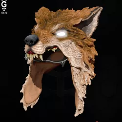 RED WOLF CAT - Helmet