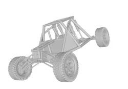 Rock crawler car