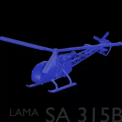 SA 315 LAMA HELICOPTER