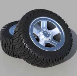 SALE!!!!!!!! Jeep Wrangler 16 inch rims with offroad tiers for diecast and scale models
