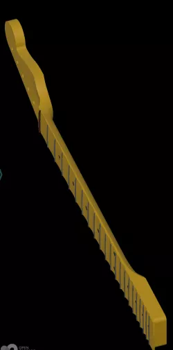 Scalloped Fingerboard (22 frets)