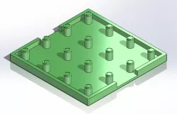 Seeding Squares Template - Square Foot Gardening Tool - Digital File Available .STL)