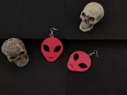 Set of earrings "THC