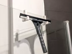 Shower door hook