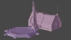 Space knight deployment pad