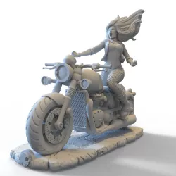 STL Files Black Canary from DC Comics for 3D Printing 3D print model