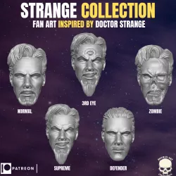Strange Collection, Fan Art Heads inspired by the Dr. Strange