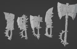 Stylized Orc Weapons
