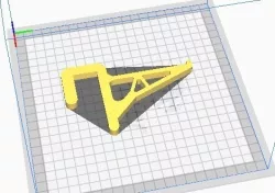 Support or hook for Dadant beekeeping frame (reinforced)