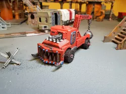 Tabletop Wargames - Technical, Weapon rear and Tow Truck rears