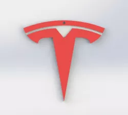 Tesla Keychain